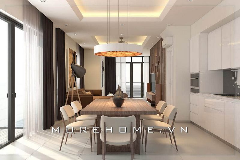 Mẫu bàn ăn đẹp MoreHome